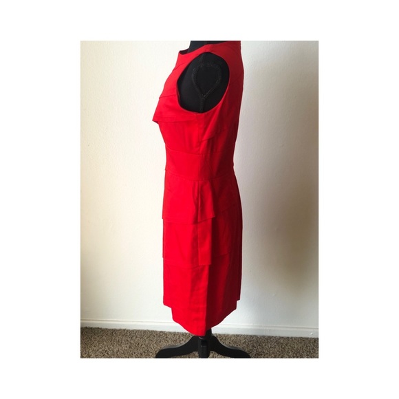 Red A-Line dress made by Marvin Richards. - Picture 3 of 4